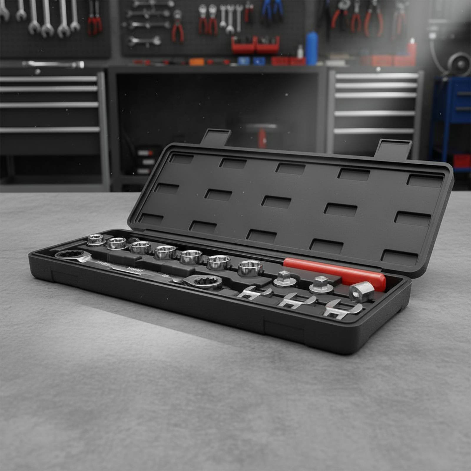 Wrench Set - Alat Penyetel Pulley Idler dengan Gagang
