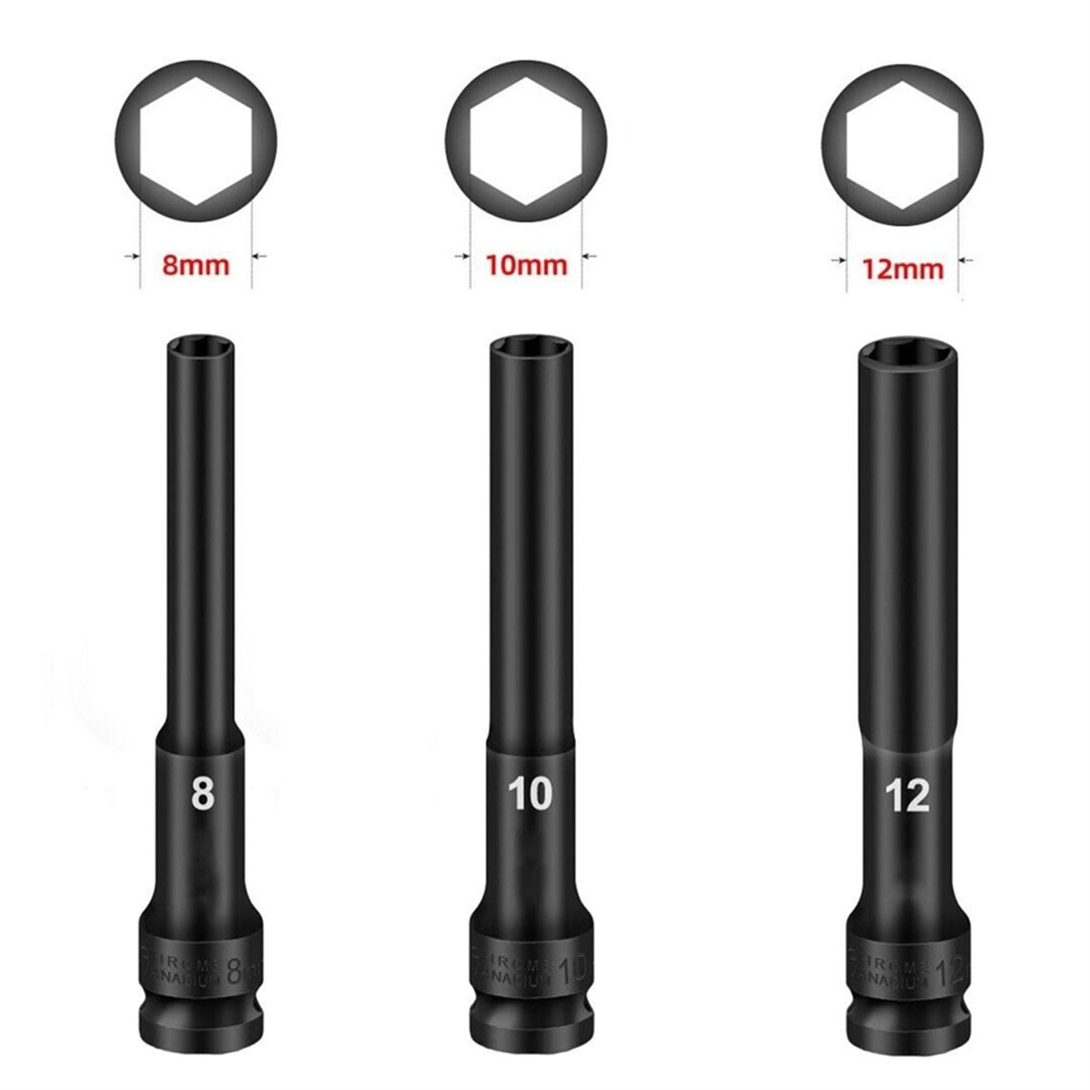 A002 3 Buah 1/2 Kunci Pas Impa - Socket Wrench ulasan dan harga